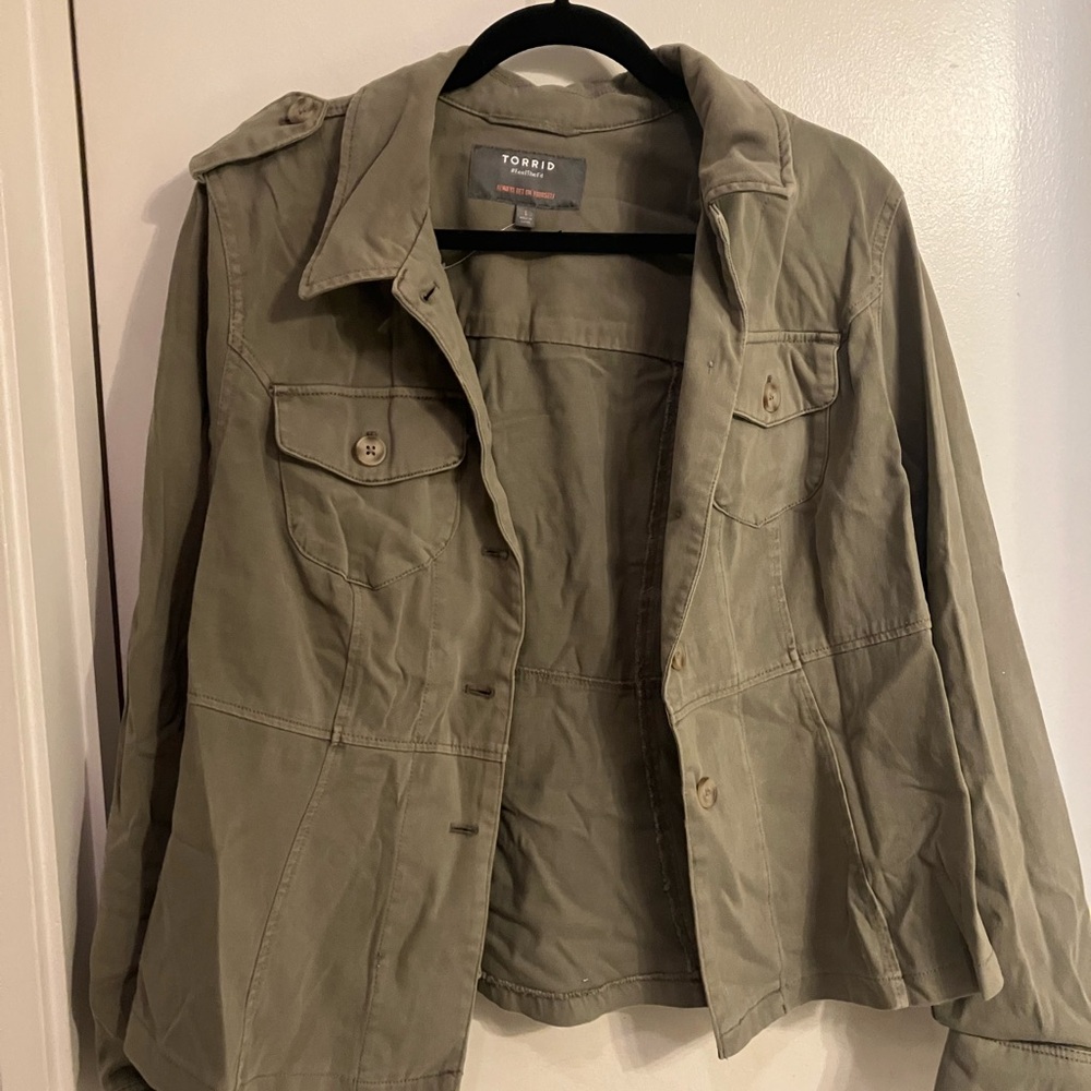 Torrid Women's Green Jacket